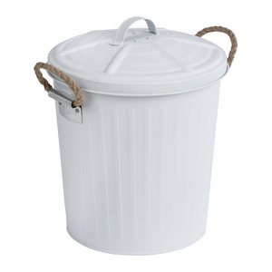 WENKO Gara Kosmetikeimer 6,0 l weiß, 1 St.