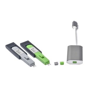SmartKeeper Mini "MiniDisplayPort" Blocker grau 4 Stk.+Key