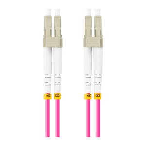 LANBERG Fiber Patchk. MM LC/UPC-LC/UPC DUPLEX 1m OM4 50/125