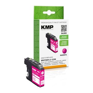 KMP B62MX magenta Druckerpatrone kompatibel zu brother LC-223M