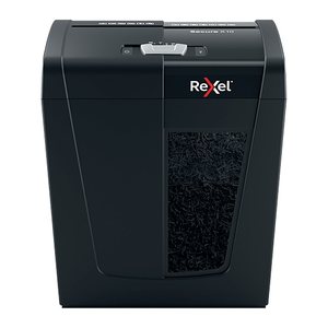 Rexel Secure X10 Aktenvernichter mit Partikelschnitt P-4, 4 x 40 mm, bis 10 Blatt, schwarz