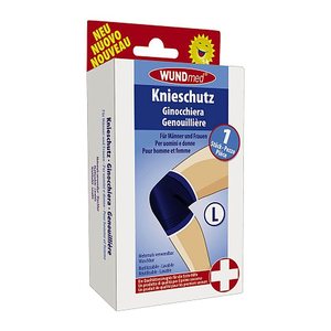 WUNDmed® Kniebandage 04-005L, Gr. L blau, 1 St.
