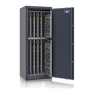 ISS safe4key Schlüsseltresor grau mit 1040 Haken, Doppelbartschloss, 50,0 x 42,0 x 130,0 cm, 1 St.