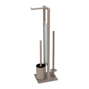 WENKO WC-Garnitur Rivalta  taupe Metall, 1 St.