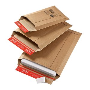 ColomPac® Kartonversandtaschen braun für DIN A4+, 20 St.