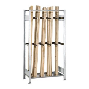 SCHULTE Anbau-Schwerlastregal 22625 silber 100,0 x 50,0 x 200,0 cm