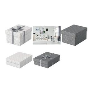 Esselte Home Aufbewahrungsboxen 8,0 l weiß 26,5 x 36,0 x 10,0 cm, 3 St.