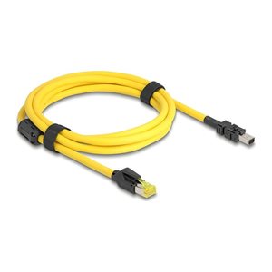 DELOCK Kabel RJ45 Stecker Cat.6 zu Mini I/O8 Pin D-Form Typ2