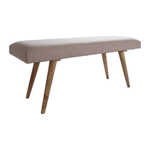WOHNLING Sitzbank WL5.329 beige Stoff 117,0 cm