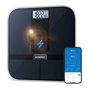 RENPHO Personenwaage Elis Solar 2 Smart schwarz für max. 180,0 kg