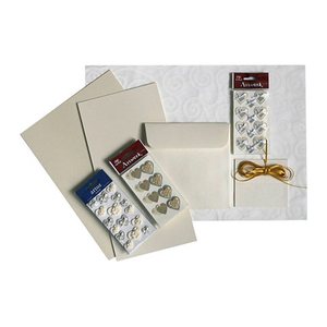 artoz Bastelset Symphonie Tischdekoset creme