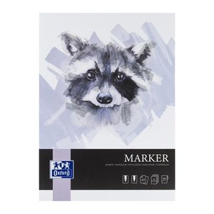 OXFORD Zeichenblock Marker DIN A3 180 g/qm, 15 Blatt, 1 St.