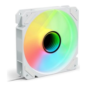 Sharkoon Lüfter 120*120*25 SHARK Mirror PWM RGB weiß