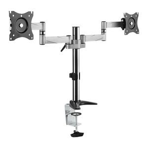 Logilink TIS 13"-27" 2TFT 3Gelenke silb. Max.8KG,342mm Arm