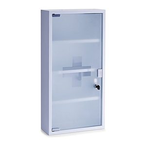 Zeller Medizinschrank ohne Füllung weiß