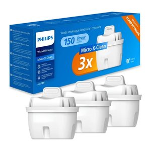 PHILIPS Micro X-Clean Wasserfilter-Kartuschen 3 St.