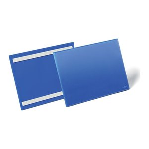 DURABLE Etikettentaschen blau A4, 50 St.