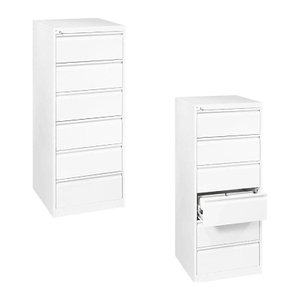 CP Acurado Karteischrank verkehrsweiß 6 Schubladen 55,3 x 59,0 x 135,7 cm, 1 St.