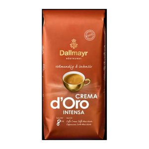 Dallmayr Crema d'Oro intensa Kaffeebohnen, Arabicabohnen kräftig, 1 kg