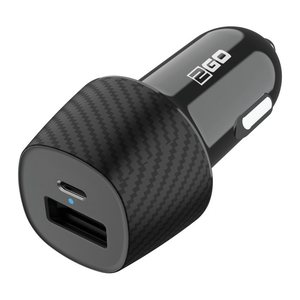2GO KFZ-Ladegerät 20W 1xUSB-C 1xUSB-A schwarz