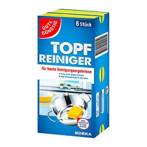 GUT&GÜNSTIG Topfreiniger, 6 St.