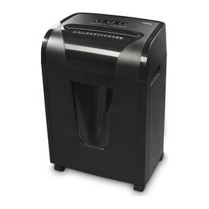 hama Premium M10+ Aktenvernichter mit Partikelschnitt P-5, 2 x 12 mm, bis 10 Blatt, schwarz
