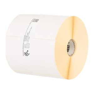 ZEBRA Etikettenrollen für Etikettendrucker 800284-605 weiß, 102,0 x 152,0 mm, 12 x 475 Etiketten