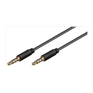 goobay 3,5 mm Klinkenkabel 2,0 m schwarz, 1 St.