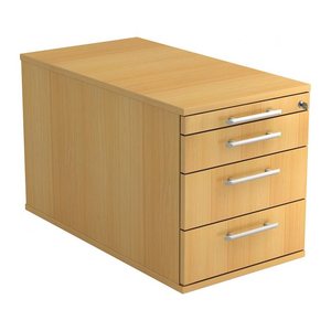 HAMMERBACHER Solid TC30 Rollcontainer buche 4 Auszüge 42,8 x 80,0 x 51,2 cm