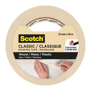 Scotch CLASSIC Kreppband beige 24,0 mm x 50,0 m 1 Rolle