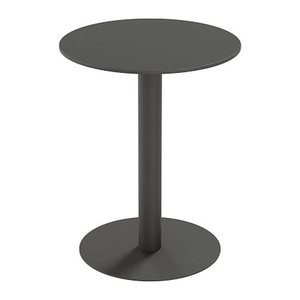 meet powered by PAPERFLOW CROSS Bistrotisch rund HPL-Platte schwarz 60,0 x 60,0 x 75,0 cm, 1 St.
