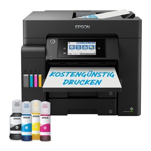 AKTION: EPSON EcoTank ET-5805 4 in 1 Farb-Tintenstrahl-Multifunktionsdrucker schwarz mit 100 Euro CashBack