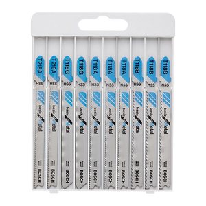 BOSCH X-Pro Line  Stichsägeblätter-Set 10-teilig, 10 St.