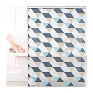 relaxdays Duschrollo Dreiecke 120,0 x 240,0 cm