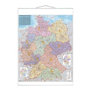 FRANKEN Postleitzahlenkarte Karton