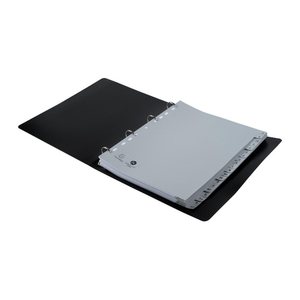 Exacompta Ordnerregister DIN A4 Vollformat, Überbreite A-Z grau 20-teilig, 1 Satz