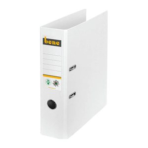 bene No.1 Ordner weiß Karton 8,0 cm DIN A4, 1 St.