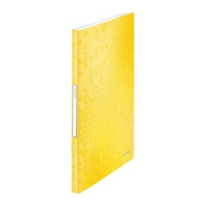LEITZ WOW Sichtbuch DIN A4, 40 Hüllen gelb-metallic, 1 St.