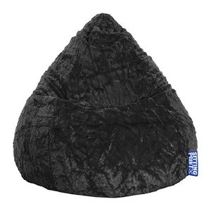 SITTING POINT Beanbag Fluffy XL Sitzsack schwarz