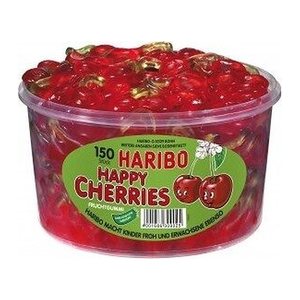 HARIBO HAPPY CHERRIES Fruchtgummi 1,2 kg, 150 St.