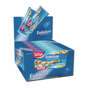 ültje geröstet und gesalzen Erdnüsse 20x 50,0 g, 20 St.
