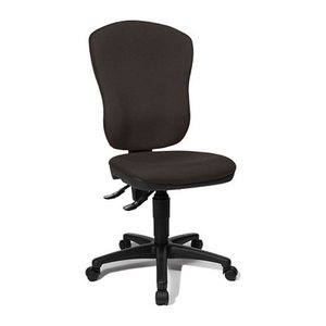 Topstar Bürostuhl Point 80, 8180 G08 Stoff braun, Gestell schwarz