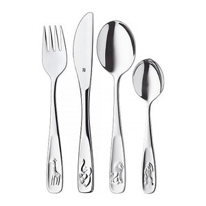 WMF Kinderbesteck-Set Tiere 4-tlg.