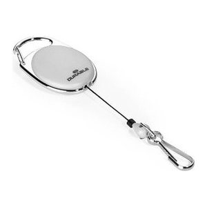DURABLE Ausweishalter JOJO STYLE 832710, Clip, grau, 1 St.