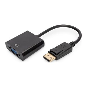 DIGITUS DisplayPortAdapter DPort -> VGA HD15 St/Bu 0.15m bulk