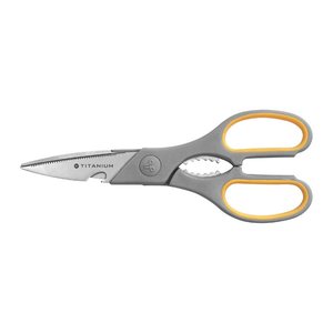 WESTCOTT Schere TITANIUM Super grau-gelb 21,0 cm