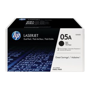 HP 05A (CE505D) schwarz Tonerkartuschen, 2er-Set