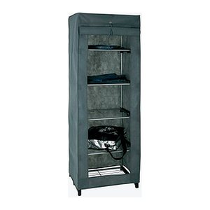 HAKU Möbel Stoffschrank, 44741 anthrazit 60,0 x 50,0 x 173,0 cm, 1 St.