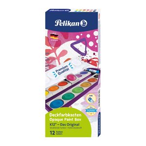 Pelikan K12 violett Wasserfarbkasten 12 Farben