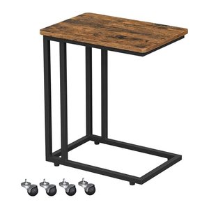 VASAGLE Servierwagen braun 50,0 x 35,0 x 56,0 / 60,0 cm